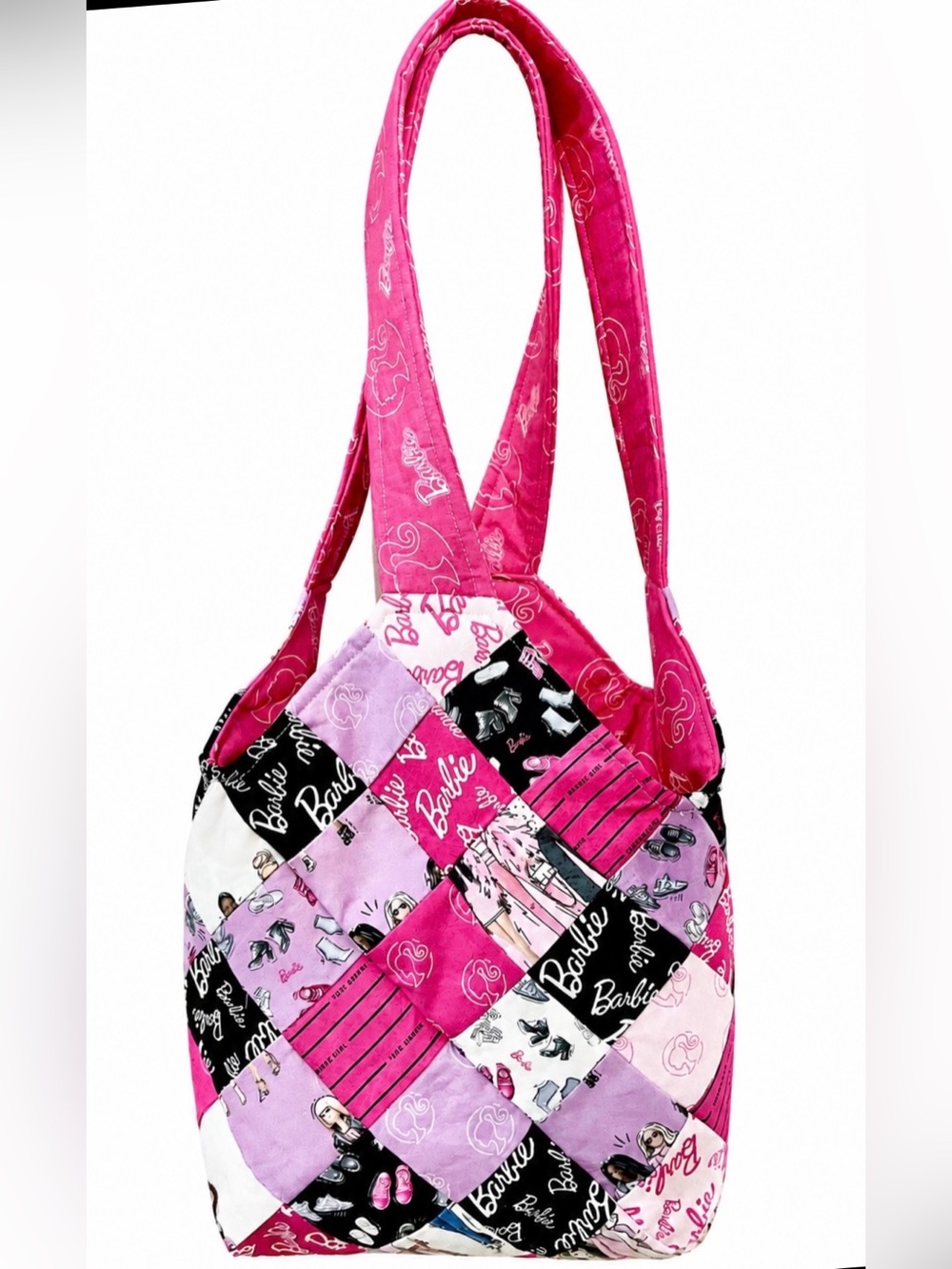 Barbie Girl Tote Midi Bag. New. Cotton. Washable